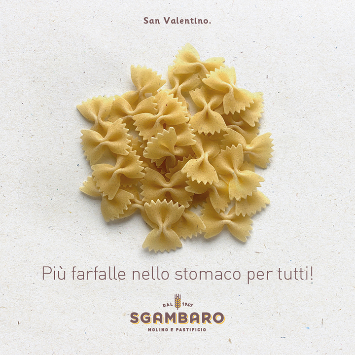 Esempio di social post per Pasta Sgambaro