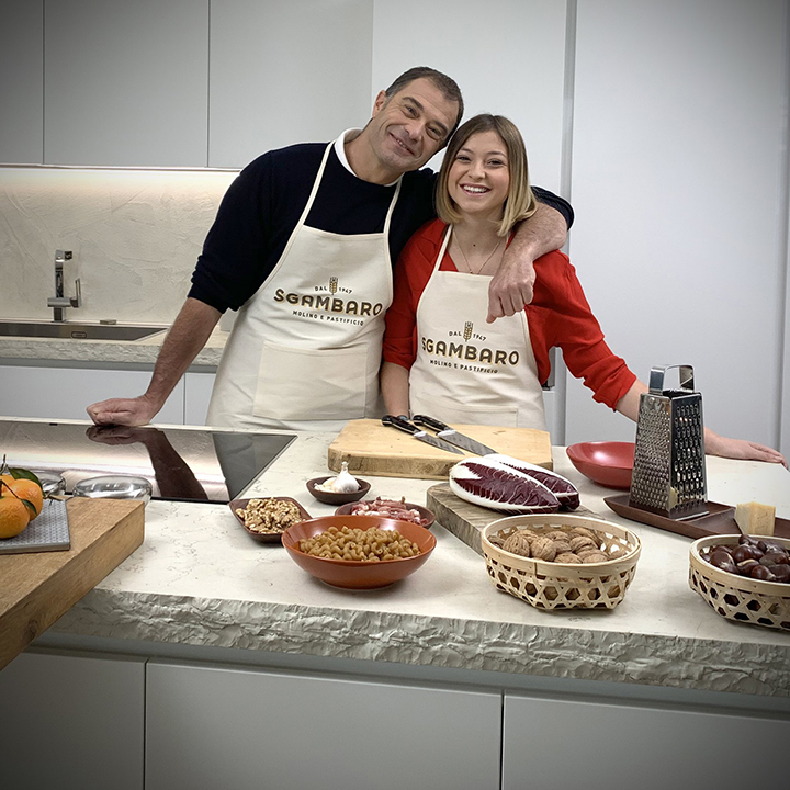 Copertina video ricetta con Antonio Rossi e la figlia Angelica