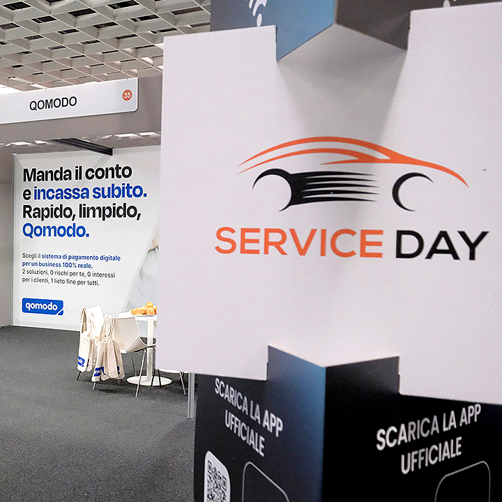 Qomodo, immagine dalla fiera ServiceDay