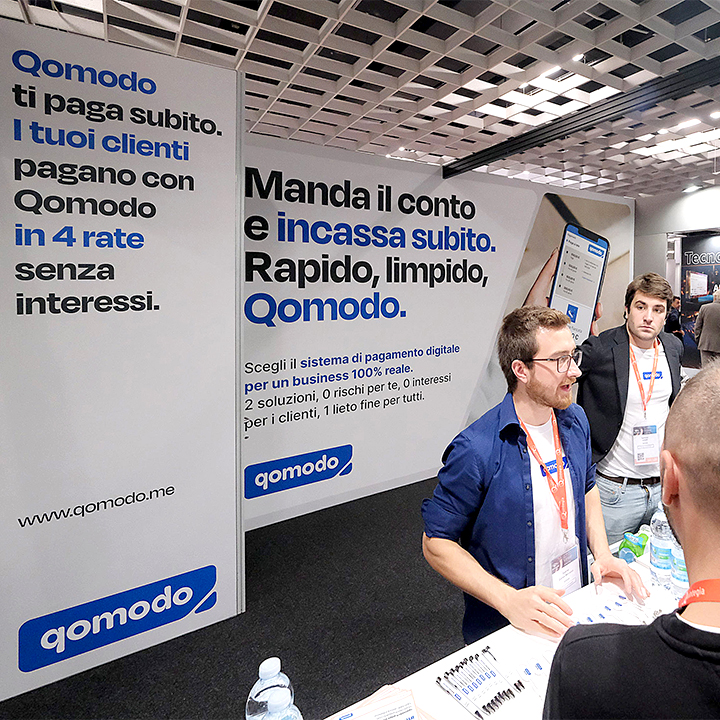 Qomodo, immagine dalla fiera ServiceDay