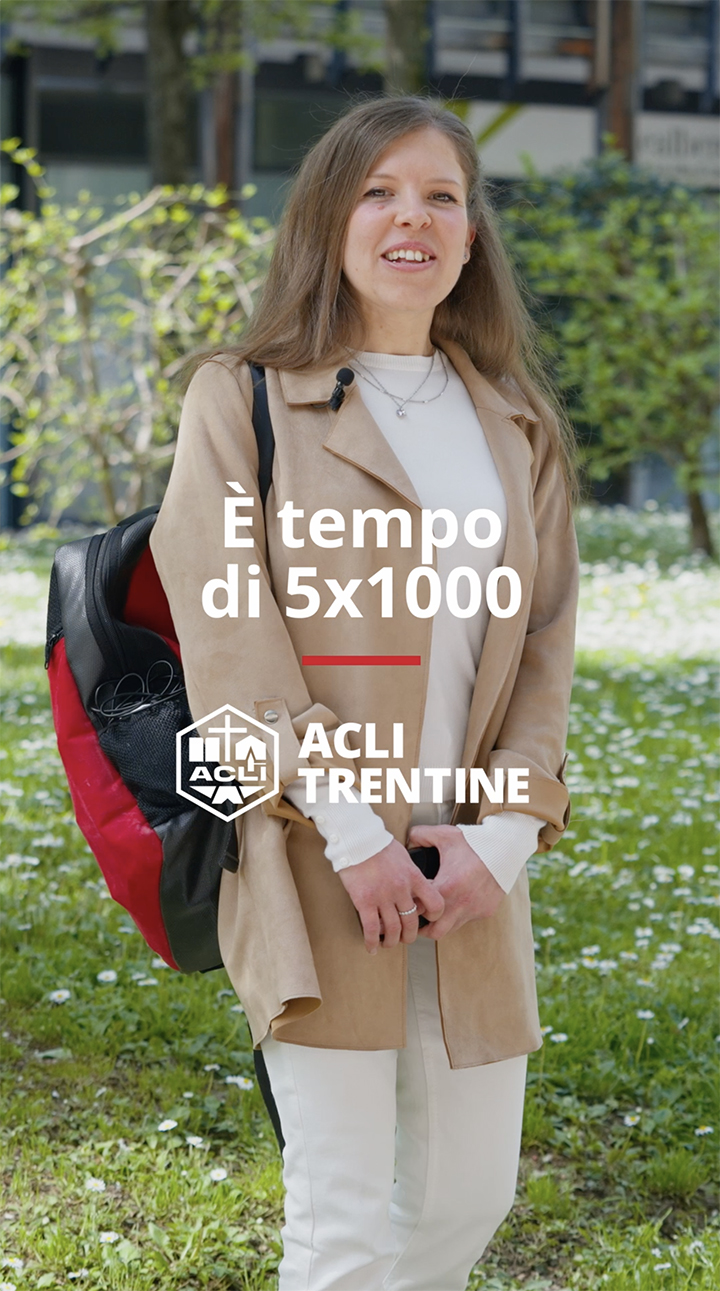 copertina video pillola social per Acli Trentine - 5x1000