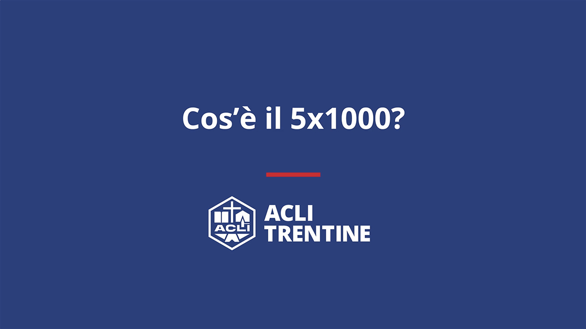 video tutorial sul 5x1000 per le ACLI Trentine